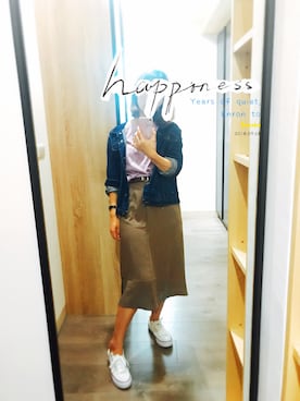 「PAZZO」｜「アイテム（ジャケット/アウター）」を使った、Rena Keさん（レディース・168cm）の秋コーディネート