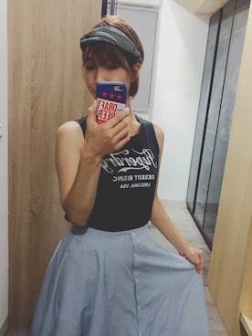 Rena Keさん（レディース・168cm）の夏コーディネート