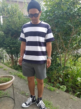 「FRANK（フランク）のアイテム」を使った、ｴｲﾁﾞさん（メンズ・169cm）の夏コーディネート