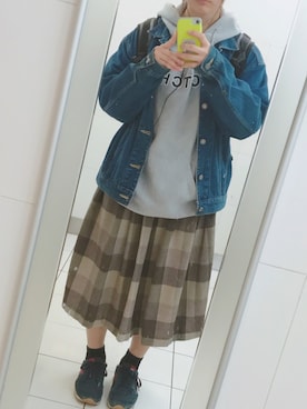 えだまめ◎さん（レディース・158cm）の春コーディネート