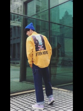 「NIKEACG」｜「アイテム（ニットキャップ/ビーニー）」を使った、szgo さん（メンズ・177cm）の春コーディネート