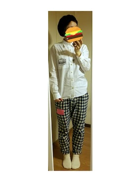 「にゃー」｜「アイテム（ハンチング/ベレー帽）」を使った、らぶこさん（レディース・162cm）の秋コーディネート