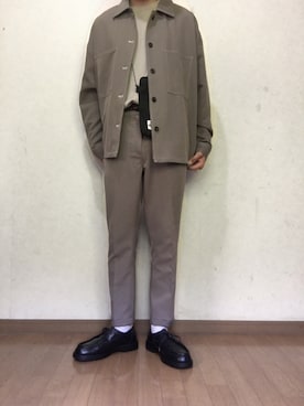 「CHUMS（チャムス）のアイテム（ショルダーバッグ）」を使った、yu1104さん（メンズ・170cm）の春コーディネート