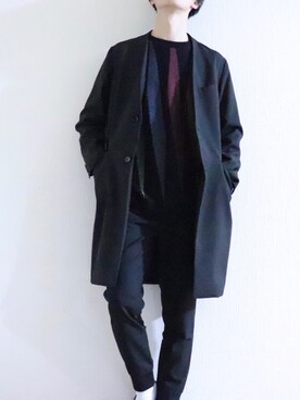 「HARE（ハレ）のアイテム（その他アウター）」を使った、ys.さん（メンズ・173cm）の冬コーディネート