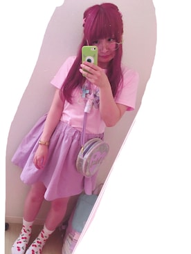 「Nile PERCH（ナイルパーチ）のアイテム（トップス）」を使った、あじじまあじこさん（レディース・153cm）の夏コーディネート