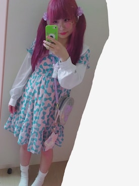 「Nile PERCH（ナイルパーチ）のアイテム（アクセサリー）」を使った、あじじまあじこさん（レディース・153cm）の夏コーディネート