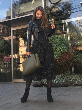 sayakaさん（レディース・166cm）の冬コーディネート