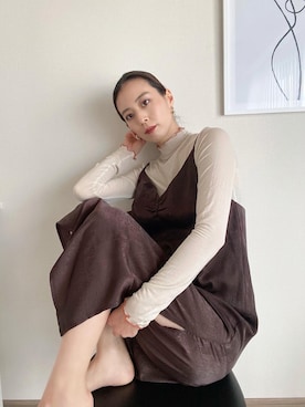 「VRIA CHARME（バリアシャルム）のアイテム」を使った、sayakaさん（レディース・166cm）の冬コーディネート