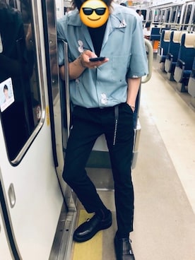 「STUDIOUS（ステュディオス）のアイテム（レッグウェア）」を使った、のりぴーさん（メンズ・170cm）の春コーディネート