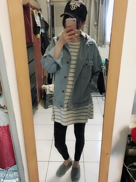 「sanuk（サヌーク）のアイテム」を使った、Olive さん（レディース・165cm）の春コーディネート