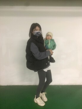 「LOVFEE（ラッフィ）のアイテム（ジャケット/アウター）」を使った、Olive さん（レディース・165cm）の冬コーディネート