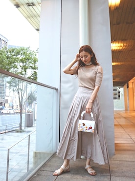 「SLOBE IENA（スローブイエナ）のアイテム（財布/小物）」を使った、natsukoakahani さん（レディース・165cm）の秋コーディネート