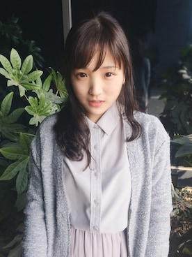 「stradivarius（ストラディバリウス）のアイテム（ピーコート）」を使った、--pansyさん（レディース・155cm）の冬コーディネート