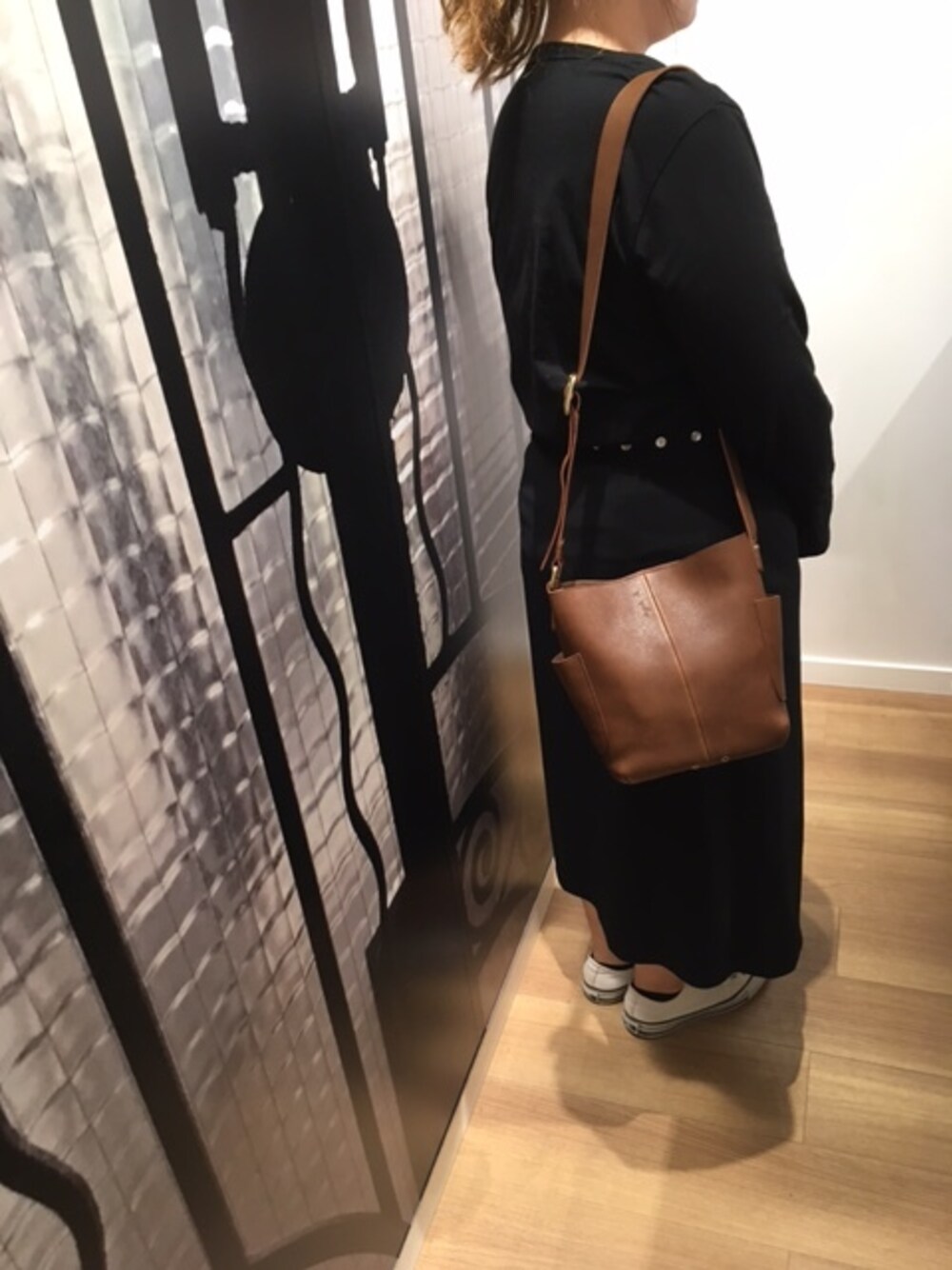 agnes b.（アニエスベー）の「NS20-01 olive ショルダーバッグ