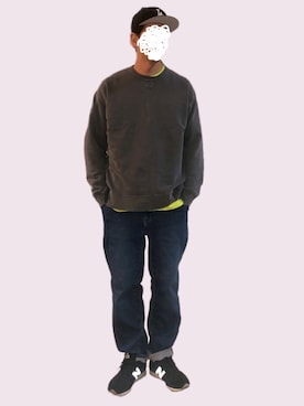 「やきとり」｜TEEさん（メンズ・182cm）の春コーディネート