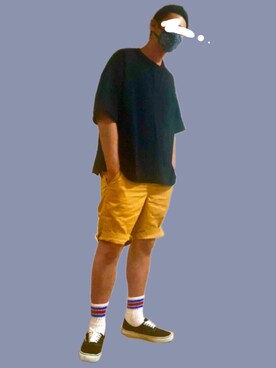 「エアリズム」｜TEEさん（メンズ・182cm）の春コーディネート