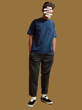 「SAS（エスエーエス）のアイテム」を使った、TEEさん（メンズ・182cm）の夏コーディネート