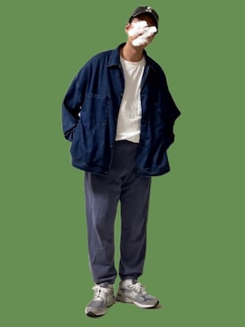 「993」｜「アイテム（ジャケット/アウター）」を使った、TEEさん（メンズ・182cm）の春コーディネート