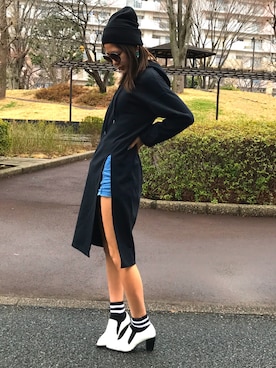 「GILFY（ギルフィー）のアイテム」を使った、namiponさん（レディース・165cm）の春コーディネート