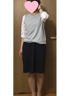「Reflect（リフレクト）のアイテム（ジャケット/アウター）」を使った、Miffyさん（レディース・155cm）の春コーディネート