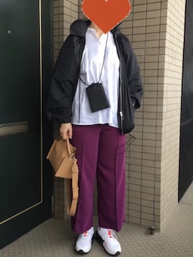 「白いブラウス」｜akiフォーさん（レディース・163cm）の春コーディネート