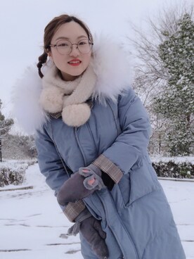「公园」｜Sugarageさん（レディース・155cm）の冬コーディネート