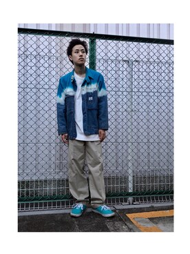 「DAIRIKU（ダイリク）のアイテム（デニムジャケット）」を使った、yusan0314さん（メンズ・168cm）の春コーディネート
