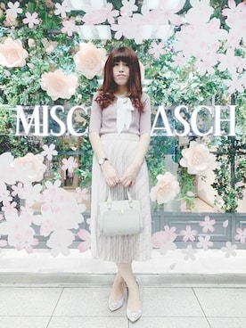「MISCH MASCH（ミッシュマッシュ）のアイテム」を使った、MISCH MASCHさん（レディース・159cm）の春コーディネート