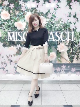 「MISCH MASCH（ミッシュマッシュ）のアイテム」を使った、MISCH MASCHさん（レディース・156cm）の春コーディネート