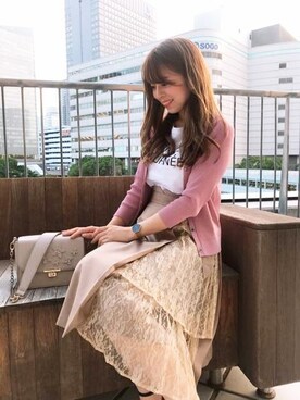 「MISCH MASCH（ミッシュマッシュ）のアイテム（アンサンブル）」を使った、MISCH MASCHさん（レディース・156cm）の夏コーディネート