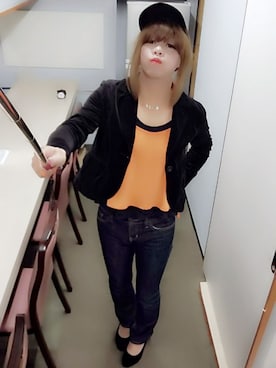 「女装男子」｜メグミ   ☆海乃  恵さん（レディース・171cm）の秋コーディネート