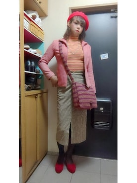 メグミ   ☆海乃  恵さん（レディース・171cm）の春コーディネート