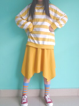 「无印良品」｜水饺さん（レディース・164cm）の春コーディネート