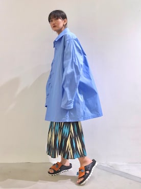 「SHINYAKOZUKA（シンヤコヅカ）のアイテム」を使った、ナズさん（レディース・157cm）の夏コーディネート