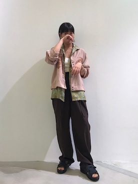 「BENCH（ベンチ）のアイテム」を使った、ナズさん（レディース・157cm）の夏コーディネート