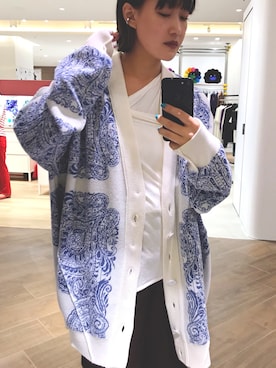 「SHINYAKOZUKA（シンヤコヅカ）のアイテム」を使った、ナズさん（レディース・157cm）の夏コーディネート