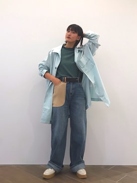 「SHINYAKOZUKA（シンヤコヅカ）のアイテム」を使った、ナズさん（レディース・157cm）の夏コーディネート