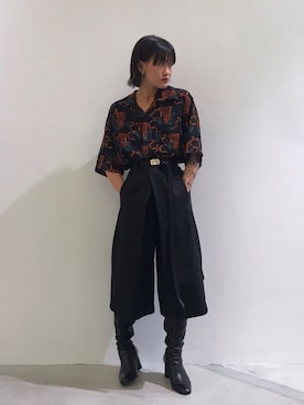 「BLOHM（ブローム）のアイテム」を使った、ナズさん（レディース・157cm）の夏コーディネート