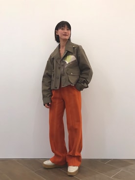 「m's braque（エムズブラック）のアイテム」を使った、ナズさん（レディース・157cm）の夏コーディネート