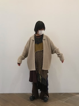 「crepuscule（クレプスキュール）のアイテム」を使った、ナズさん（レディース・157cm）の秋コーディネート