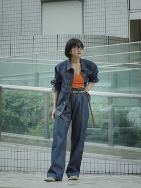 「GARDEN TOKYO（ガーデントウキョウ）のアイテム」を使った、ナズさん（レディース・157cm）の春コーディネート