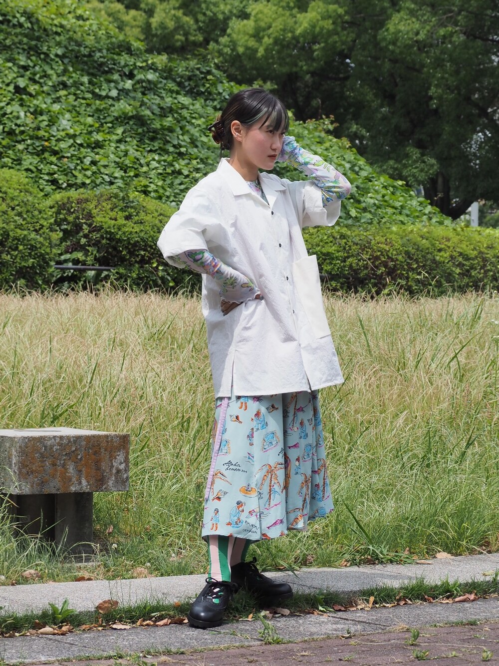 aloha blossomのワンピース/ドレス（ブルー系）を使ったレディース人気