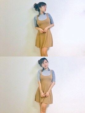 「lady」｜「アイテム（ワンピース/ドレス）」を使った、shugengtwinsさん（レディース・158cm）の春コーディネート