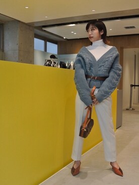 清水 みゆきさん(レディース・157cm)の冬コーディネート