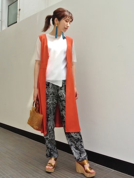 清水 みゆきさん（レディース・157cm）の夏コーディネート