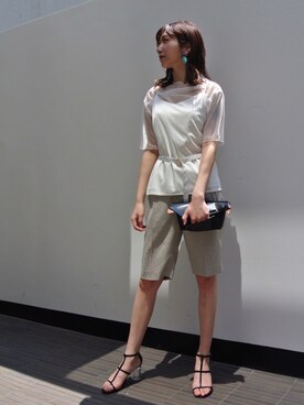 清水 みゆきさん（レディース・157cm）の夏コーディネート