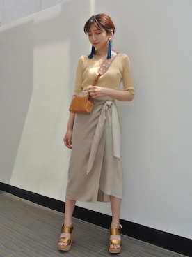 清水 みゆきさん（レディース・157cm）の夏コーディネート