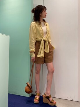 清水 みゆきさん（レディース・157cm）の夏コーディネート