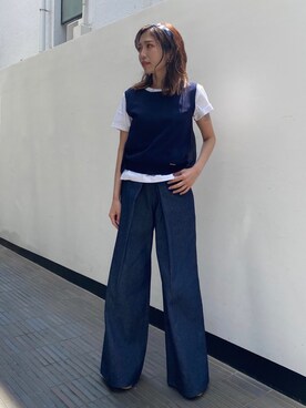 清水 みゆきさん（レディース・157cm）の夏コーディネート