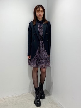 清水 みゆきさん（レディース・157cm）の秋コーディネート